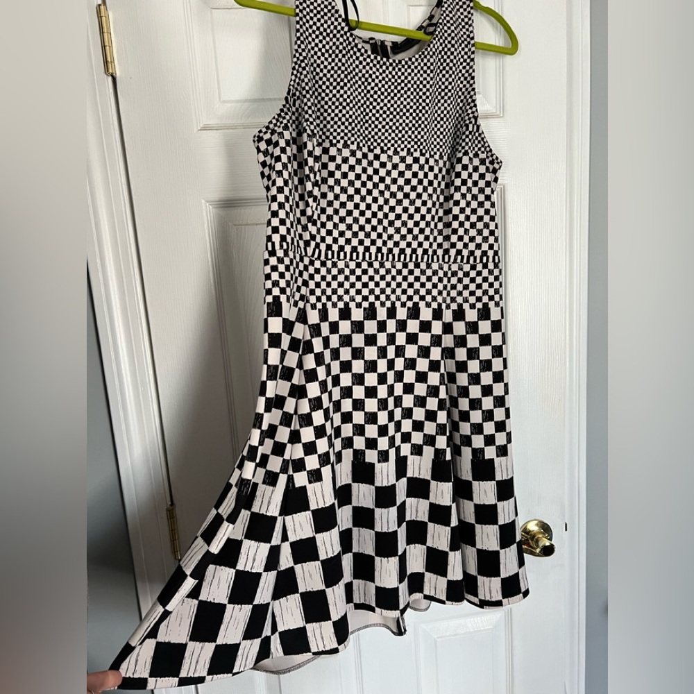 Slight a-line size 14 contemporary dress